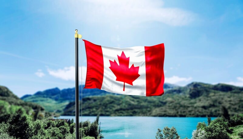 canadian flag outdoors